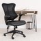 Flash Furniture High Back Designer Black Mesh Executive Swivel Ergonomic Office Chair with LeatherSoft Seat and Adjustable Arms